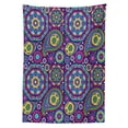 thumbnail image 3 of Ambesonne Purple Mandala Tablecloth Rectangular Table Cover, Vibrant Tones Boho, 60"x90", Multicolor, 3 of 4