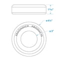 thumbnail image 2 of Seachoice Trailer Jack Stand Wheel Stop, 2 of 5