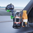 thumbnail image 4 of Heavy-Duty Car Cup Holder with Strong Large Suction Cup, PVC Base for Windshield & Dashboard Mount – Secure Drink Stability, Anti-Slip Design, Unobstructed View for Safe Driving, 4 of 8