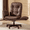 Brown, variant on TMV PU Leather Office Chair Criss Cross Chair,Vanity Chair with Armrests & Wheels for Cross-Legged,Adjustable Swivel Desk Chair Wide Rolling Chair for Adults,Brown