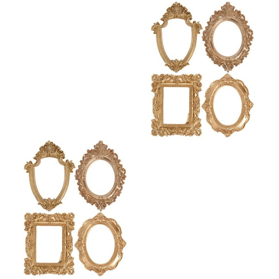 2 Pieces Picture Frames Collage Wall Decor Decorative Ornaments Unique Photo