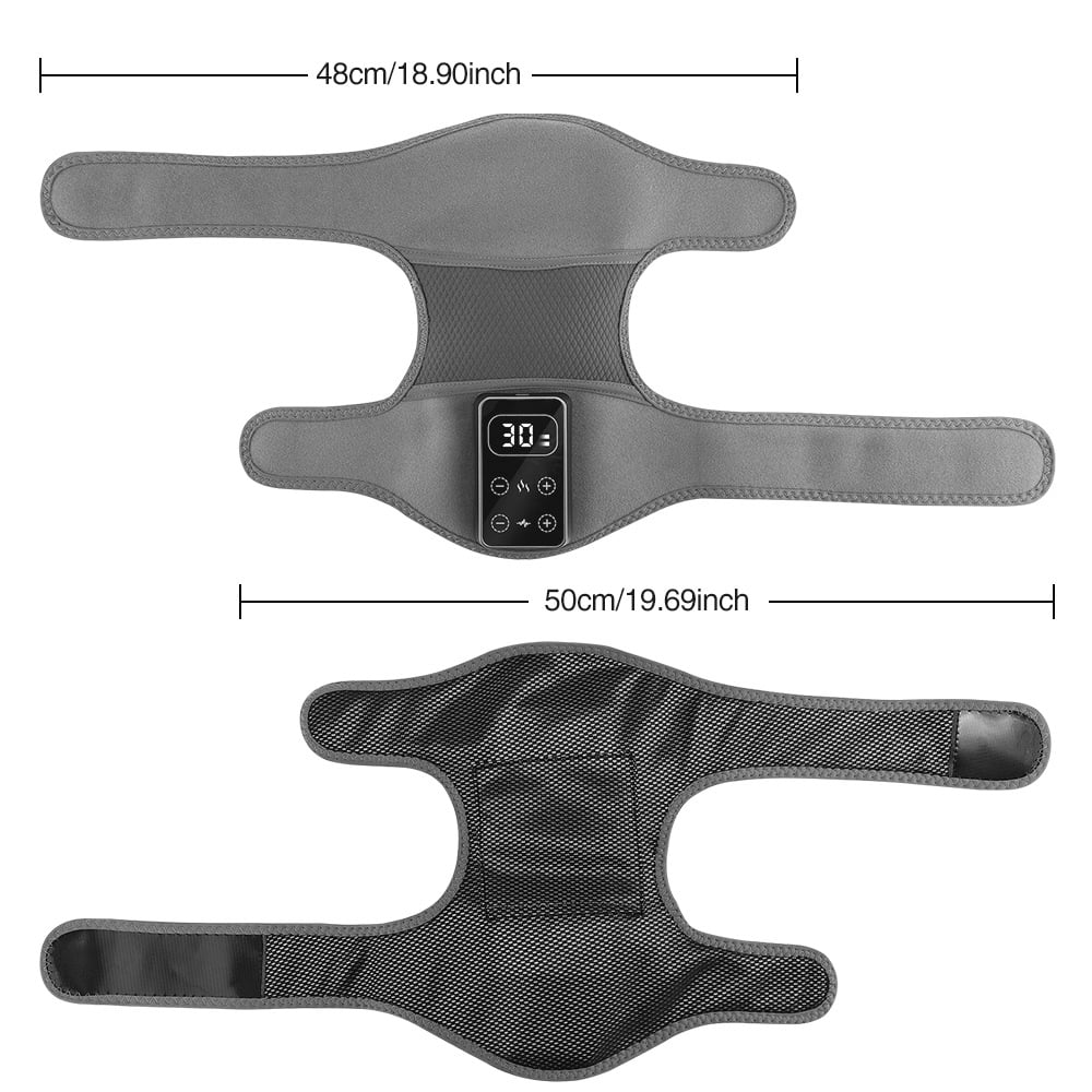 Massager for Knee Pain Relief, Knee Heating Pad for Knees to Keep Warms, Heated Knee Brace Wraps for Elbow and Shoulder Relief（1 pac）