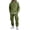 249#Green, variant on Men's Classic 2 Piece Lounge Tracksuit Plain Kangaroo Pocket Hooded Top Drawstring Cargo Jogger Pants Trendy Workout Suit Sets Beige 2XL