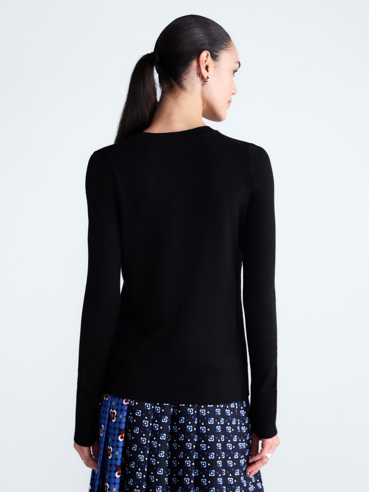 Free Assembly Women's and Women's Plus Cozy Yarn Crewneck Sweater, Midweight, Sizes XS-4X
