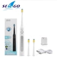 thumbnail image 2 of Cepillo de dientes eléctrico sónico Seago SG-507, recargable por USB, cinco modos de funcionamiento, cabezales de repuesto totalmente impermeables, cepillo de dientes, 2 of 5
