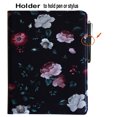 thumbnail image 2 of JYtrend Case for iPad Air 11-inch (M2 2024 6th Gen), iPad Air 5 /Air 4 10.9 Inch, Rotating Stand Smart Magnetic for iPad Air 6 5th 4th Generation A2588 A2589 A2316 A2324 A2072 A2325  (Black Flower), 2 of 5