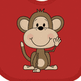 thumbnail image 4 of Inktastic monkey Boys or Girls Baby Bib, 4 of 4