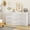White, variant on Meteorleg 6 Drawer Double Dresser,47.3'' Wide Chest of Drawers with Metal Handles,Storage Cabinet for Bedroom,Oak