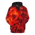 thumbnail image 4 of IWRICH 3D Printed Plus Size Hoodies for Men Oversize Baggy Hooded Sweatshirts Long Sleeve Pullover Tops with Pocket Red XXXL, 4 of 5