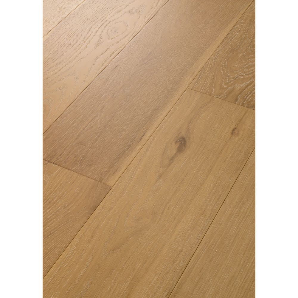 Shaw Sw753 Utmost 8" Wide Wire Brushed Engineered White Oak Hardwood