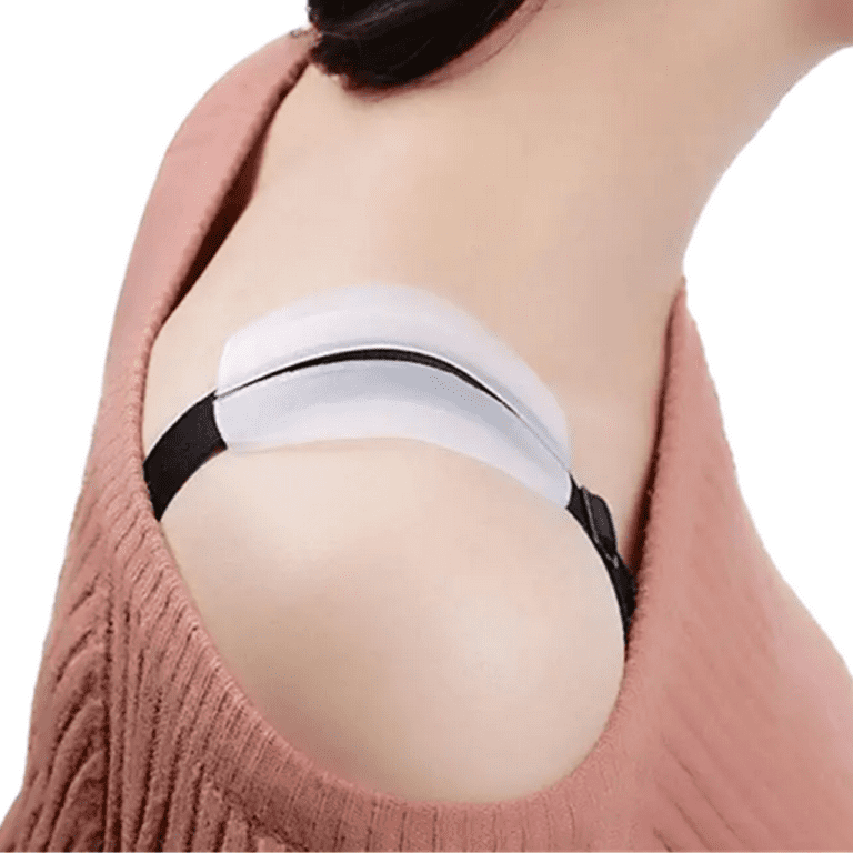 8Pcs Silicone Bra Strap Cushion Non-slip Shoulder Dents for Women Girls
