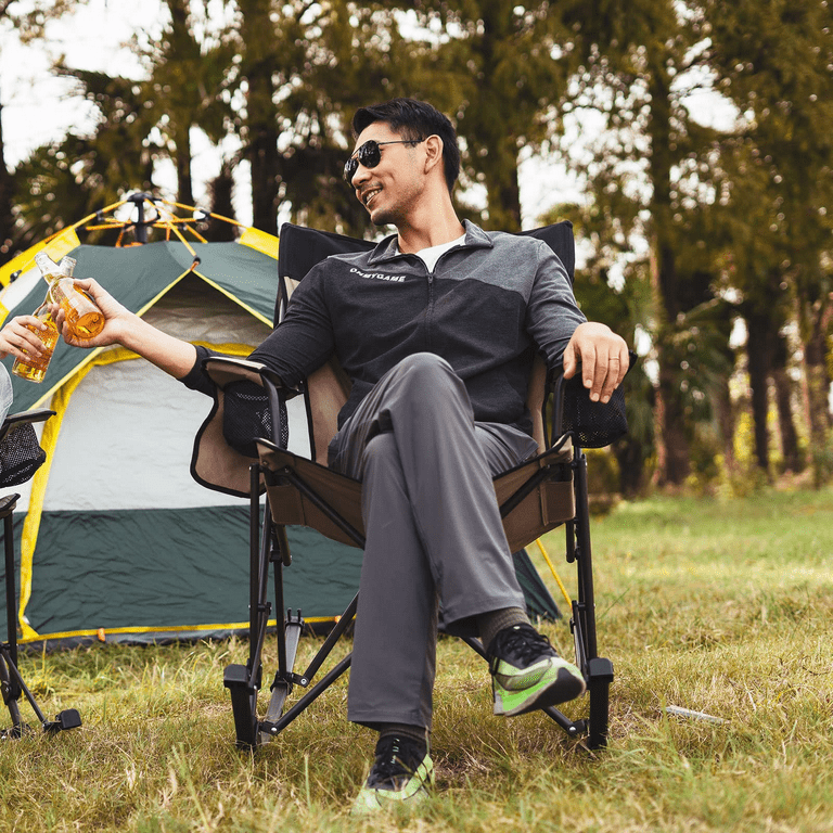 Rocking lawn chairs folding hotsell