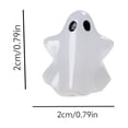 thumbnail image 2 of Halloween Ghost Figurine, Clear Crystal Craft, 1 Piece Mini Decor, Cute Spooky Holiday Gift for Halloween Party Micro Landscape Haunted House Tabletop Decoration, 2 of 6
