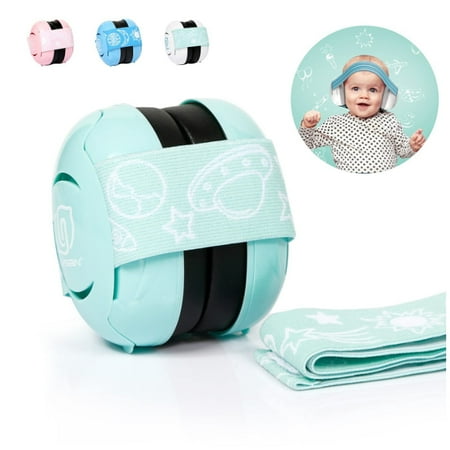 

Alpine Ear Protection for Babies and Toddlers - Noise Reduction Earmuffs - Against Hearing Damage & Improves Sleep - White
