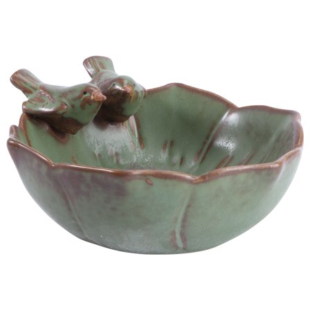 MUSEYA 1Set Succulent Planter Ceramic Olive Green Plant Pot for Home Decor