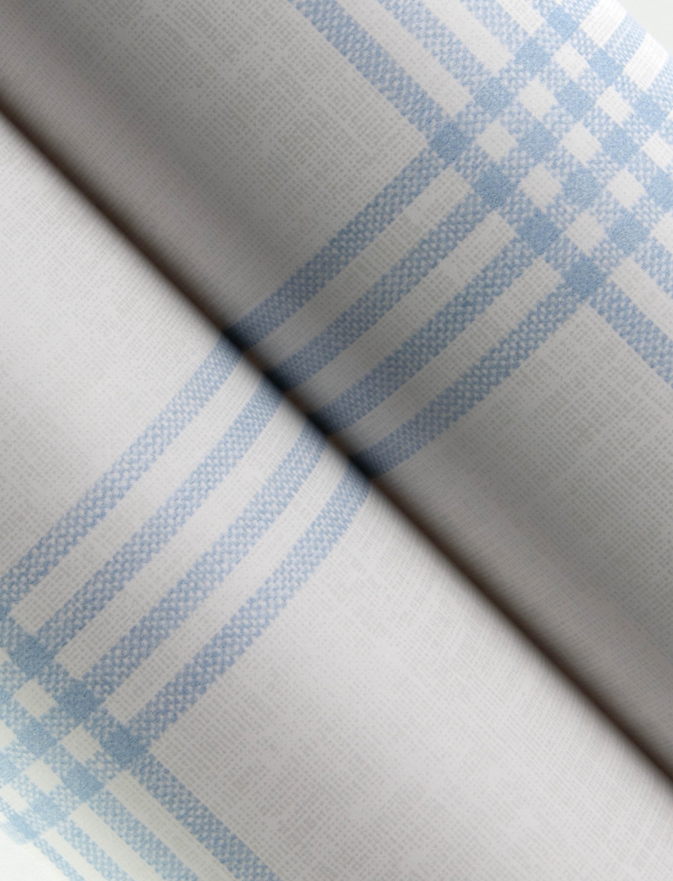 Chesapeake Twain Light Blue Plaid Wallpaper