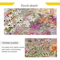 thumbnail image 2 of FREEAMG Puzzle 1000 Pieces - Leaf and Flowers - Wooden Jigsaw Puzzles for Family Games - Suitable for Teenagers and Adults, 29.5"x19.7", 2 of 7
