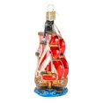 thumbnail image 2 of Old World Christmas Ornaments Pirate Ship Glass Blown Ornaments for Christmas Tree, 2 of 3