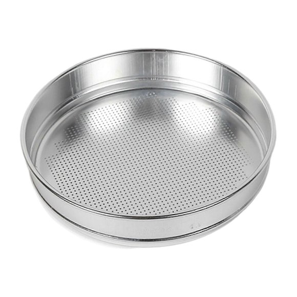 Premium Aluminum Grains Sieve Fine Mesh Filtering Kitchen Sifter Strainer For Flour Spices Baking Essential Multicolor