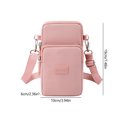 thumbnail image 3 of Bolso cruzado para mujer, monedero informal a la moda para mujer, portátil para el trabajo (rosa) Tmvgtek Para Estrenar, 3 of 6
