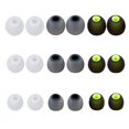 thumbnail image 1 of Puntas de silicona de repuesto para auriculares MMYQXI, 9 pares, tallas S/M/L, 1 of 7