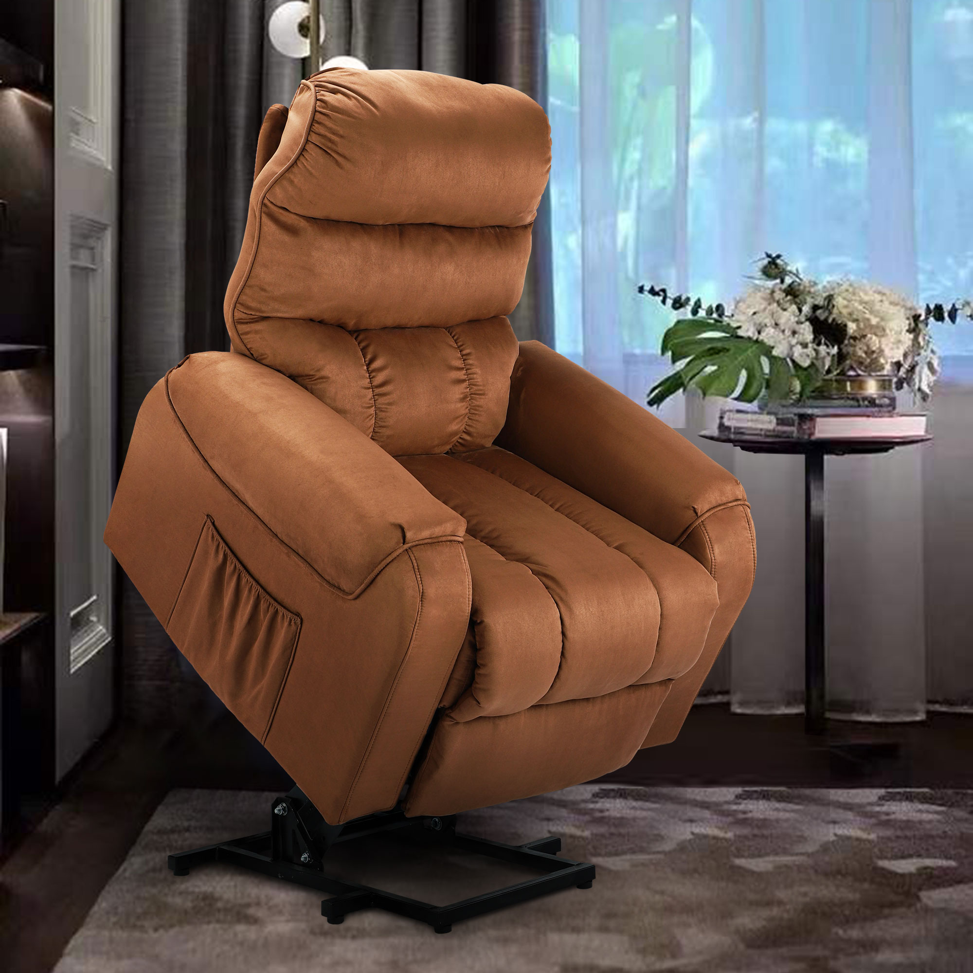 Power Lift Recliner Chair with Heat and Vibration Massage for Elderly