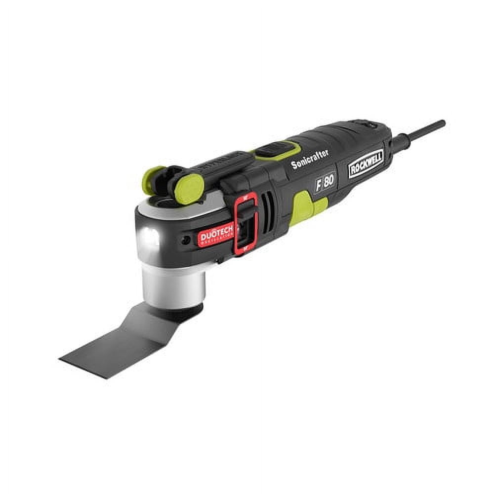 Rockwell RK5151K Sonicrafter F80 4.2 Amp Oscillating Multi Tool with Duotech Oscillation Angle Technology and 10 Piece Accessory kit Walmart