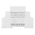 thumbnail image 4 of LCD Digital Din Rail Electric Meter - 220V 5-25A Kwh Meter, 4 of 14