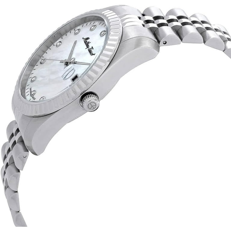 Mathey-Tissot Mathey II Quartz Crystal Mother of Pearl Dial Men's