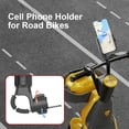 thumbnail image 4 of Clip para Manillar Motocicleta Hugtrwg Soporte Bicicleta Ajustable a Prueba Golpes, 4 of 9