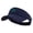 Navy, variant on Green Hamburger Icon Embroidered Cotton Twill Sun Visor - Navy OSFM