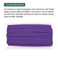 thumbnail image 3 of 2/5 Inch Double Fold Bias Tape Polyester Continuous Bulk Bias Tape for Sewing,Seaming (Purple 25 Yards), 3 of 7