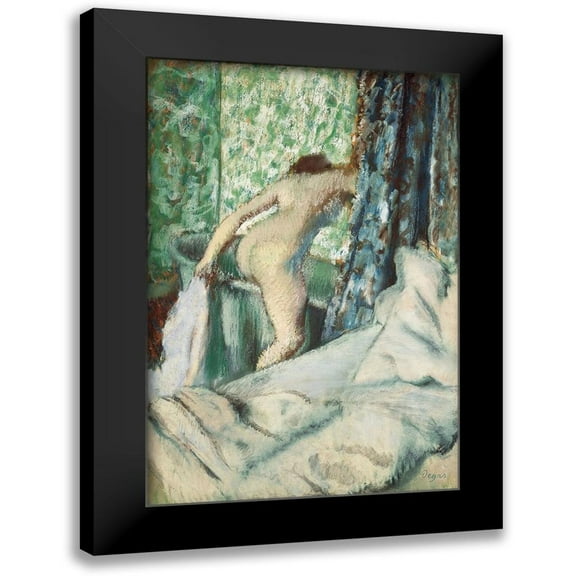 Degas, Edgar 11x14 Black Modern Framed Museum Art Print Titled - The Morning Bath
