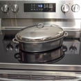 thumbnail image 4 of AmeriHome SSRSET Stainless Steel Roasting Set, Silver - 2 Piece, 4 of 5