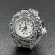 thumbnail image 5 of Anillo para parejas con incrustaciones de diamantes de imitación, regalo de San Valentín, reloj de cuarzo, anillo para enamorados, accesorio de joyería, 5 of 5