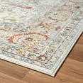 thumbnail image 5 of Luxe Weavers Bohemian Non-Shedding Floral Oriental Area Rug 9x12 Ivory, 5 of 9