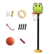 thumbnail image 2 of Mini aro de baloncesto con pelotas, juego de aro de baloncesto plegable, juguete de portería de baloncesto para interiores para niños pequeños y niñas Rana, 2 of 9