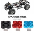 thumbnail image 2 of Vogacara RCGOFFLOW-pieza de coche de control remoto, montaje hexagonal de rueda, adaptador fuerte para 1/10 RGT 86100 86100JC FTX5579 Crawler Kits de construcción modelo Rojo, 2 of 6