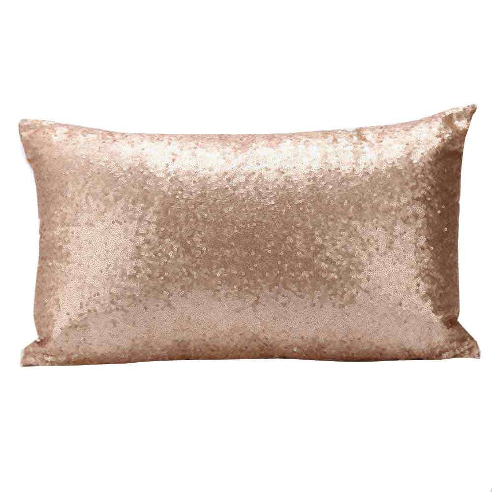 Sequins Queen Style Pillow Case Sofa Bed Festival Pillow Case Decor Cushion 9 