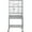 White, variant on HomGarden 53" Large Wrought Iron Rolling Bird Cage W/Perches for Cockatiels Parrot Parakeet White