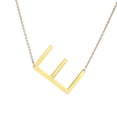 thumbnail image 6 of harmtty A-Z Gold Plated Stainless Steel Large Initial Letter Pendant Necklace Jewelry,Golden A, 6 of 7