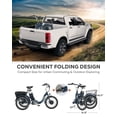thumbnail image 3 of Viribus 20" Folding Electric Tricycle with 350W Motor 36V 13Ah Battery Navy, 3 of 10