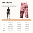 thumbnail image 3 of Pofeuu Delicate Pink Carnations Print Women's Fashion Pajama Pants with Pockets Comfy Drawstring Sleep Lounge Bottoms-Medium, 3 of 6
