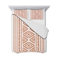 thumbnail image 7 of Orange Boho Full Size Down Alternative Comforter, Lightweight Comforter Quilt Bedding Set with Pillow Shams Vintage Southwestern Geometric Stripes All Seasons Bed Comforter Duvet Insert 78"x90", 7 of 7