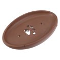 thumbnail image 1 of Jabonera Unique Bargains para mantener el jabón seco 2 en 1, protector de jabón y cepillo para baño, cocina, silicona marrón con cerdas, 1 of 7