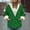 Green, variant on Black*Friday Sale Chaoheng Fall Jackets for Women 2025 Women's Solid Color Plush Lined Hooded Coat,Button Front Jacket with Chest Pockets for Warmth