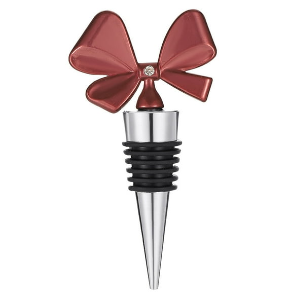 OIUR Wine Bottle Stopper Reusable Wine Cork Bow-shaped Flexible Bottle Stopper Housewarming Gift for Wine Lovers