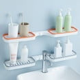 thumbnail image 4 of Maoww Bathroom Corner Wall-mounted Punch-Free Rack Storage Drain Rack Holder Corner Shower Shelf Shelves Bathroom Accessories, 4 of 9
