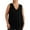 040 Black, variant on Fanxing Womens Plus Size Tank Tops Loose Fit Sleeveless Tunic Shirts Dressy Casual Swing Tees Solid Color Pleated Tanks Shirt Wine,2XL