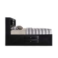 thumbnail image 5 of Acme Furniture Ireland Queen Bed with Storage in Black Rubberwood, Multiple Sizes, 5 of 9